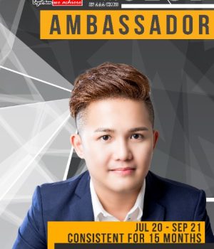 2021.09 - AAA Club Ambassador 15 Months- Seow Wen Chen